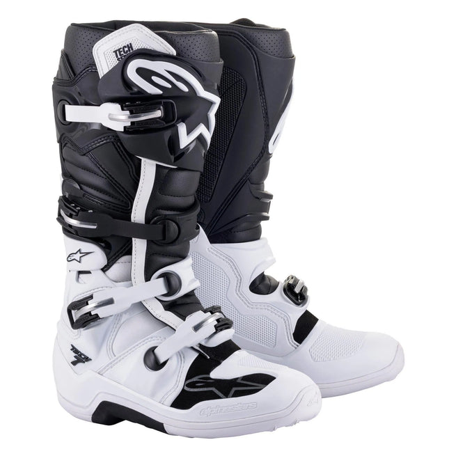 Tech 7 Boots - White/Black