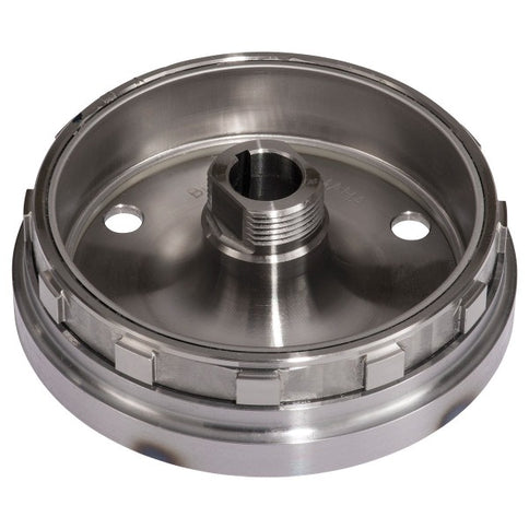 Yamaha GYTR off-road flywheel for Yamaha YZ450F (2014-2017) motorcycle, showing the metal flywheel with detailed components.