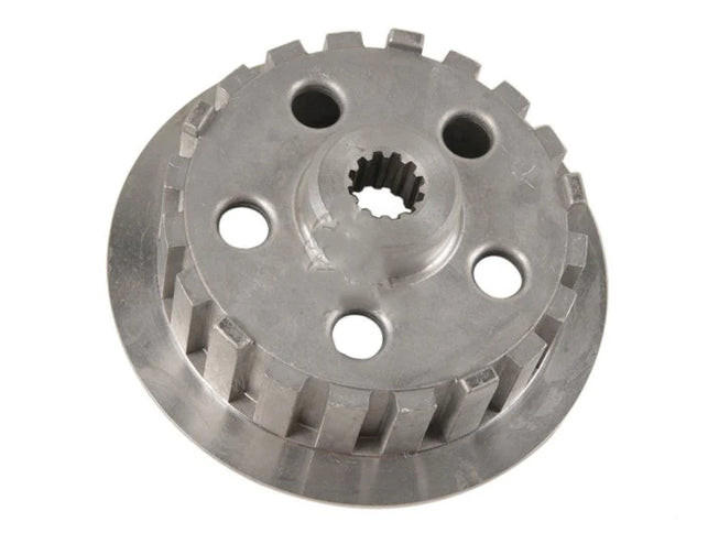 Yamaha 1986 YZ125 Boss Clutch, motorcycle clutch component with detailed metal parts and branding visible.