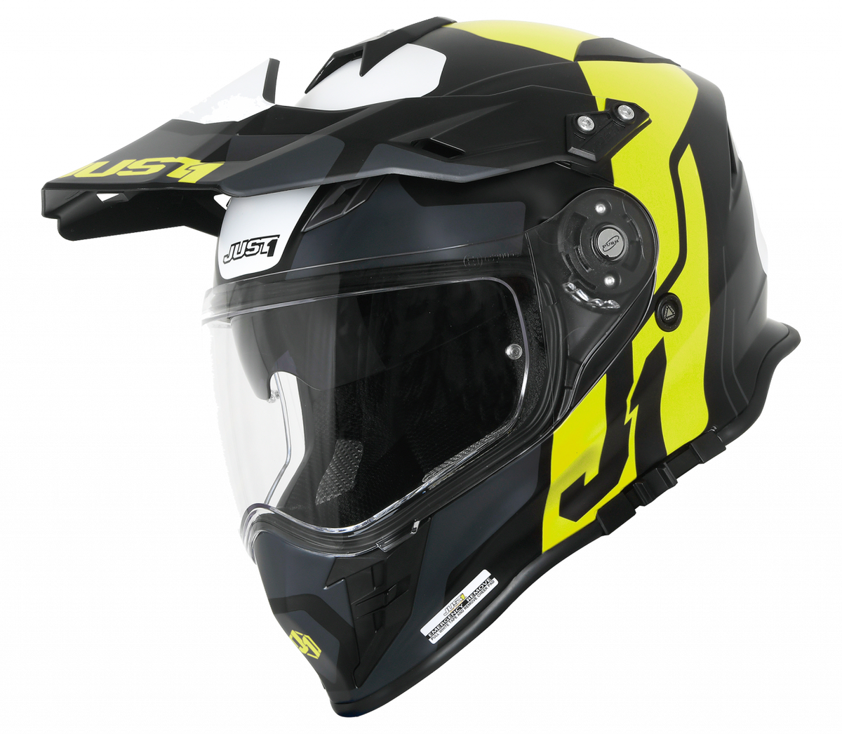 J34 Tour Helmet- Fluo Yellow / Black