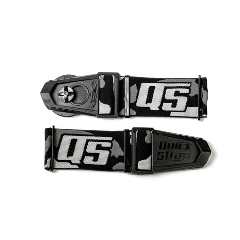 Quick Strap camo goggles mount for secure attachment, featuring adjustable straps and camouflage pattern, designed for goggles accessories.